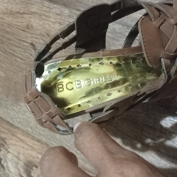 BCBGirls Tan Strappy Heels - Picture 5 of 6
